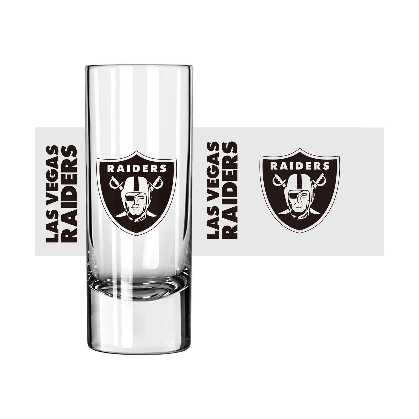 Las Vegas Raiders 2.5oz Gameday Shooter Glass