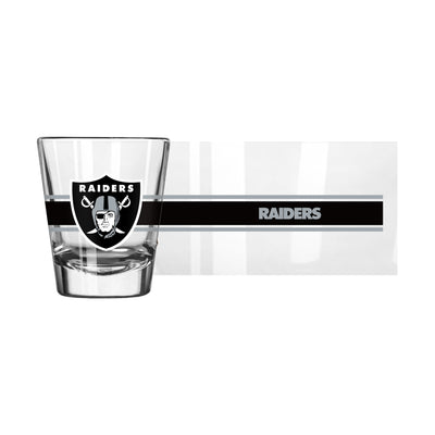 Las Vegas Raiders 2oz Stripe Shot Glass