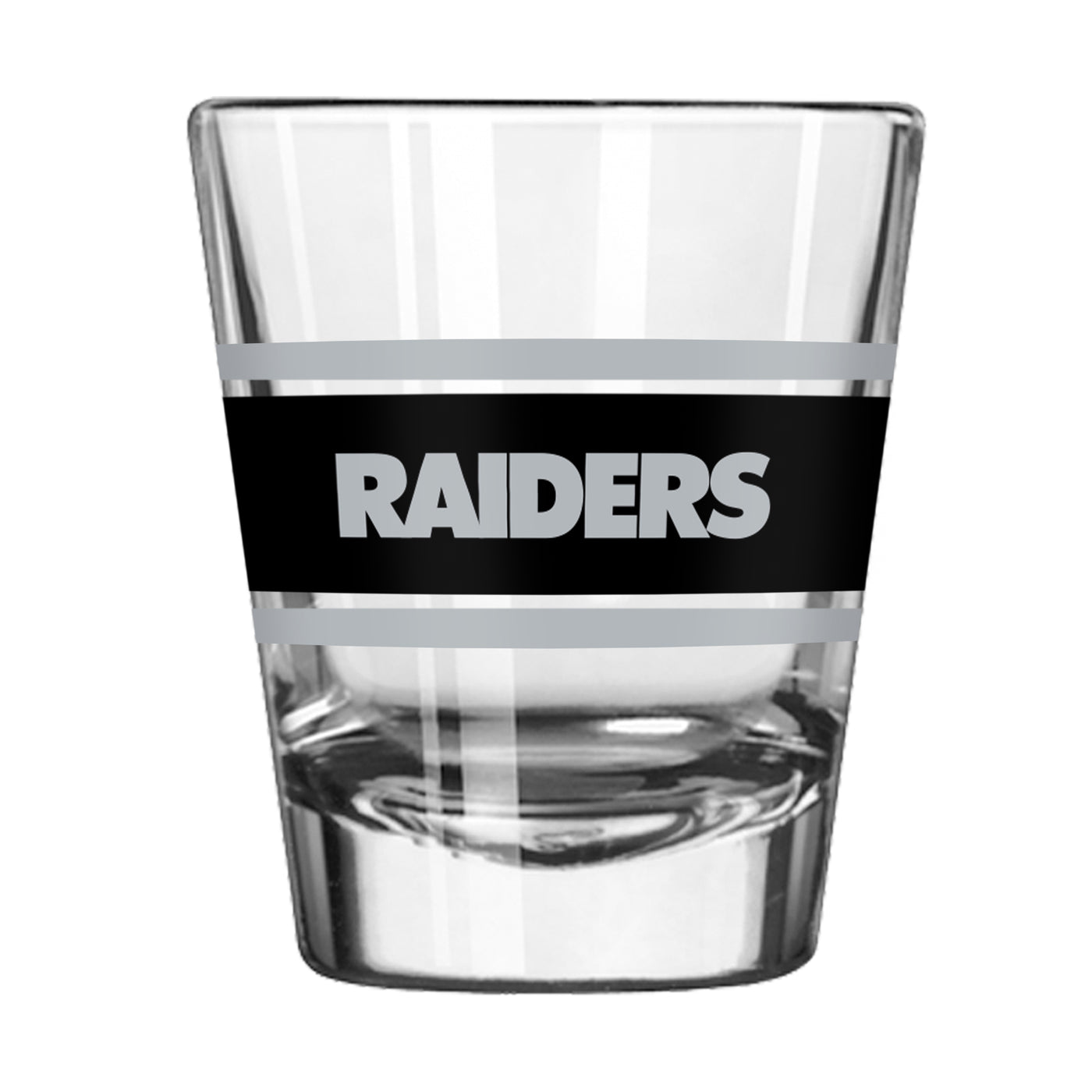 Las Vegas Raiders 2oz Stripe Shot Glass