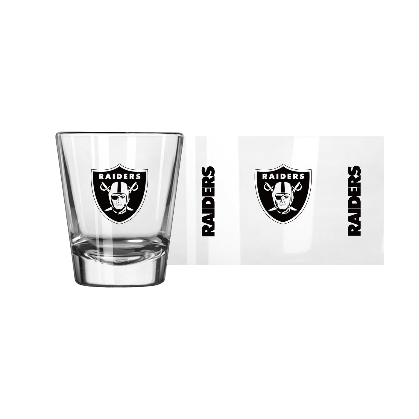 Las Vegas Raiders 2oz "Raiders" Gameday Shot Glass