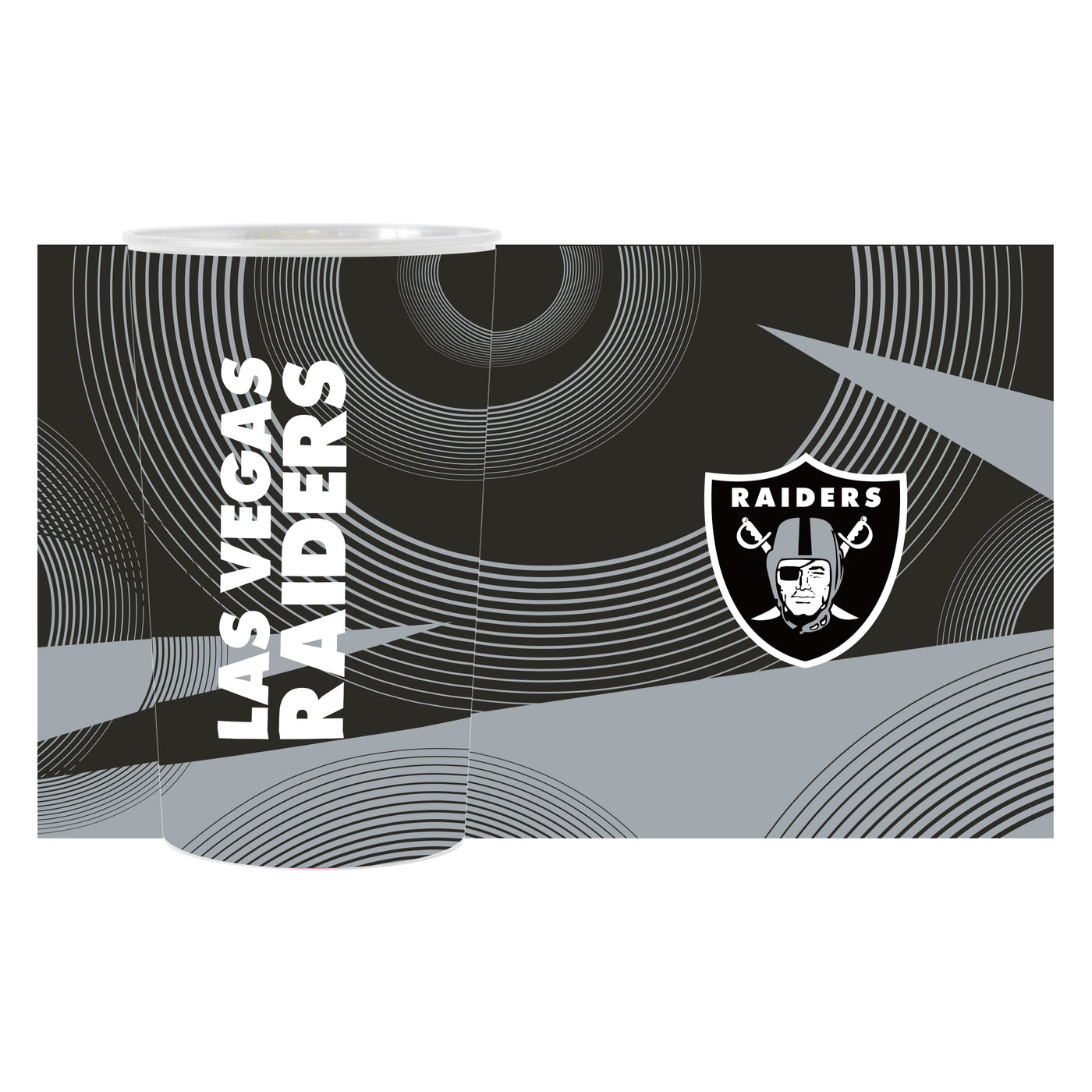 Las Vegas Raiders Geometric Hardwall Cup 4 Pack