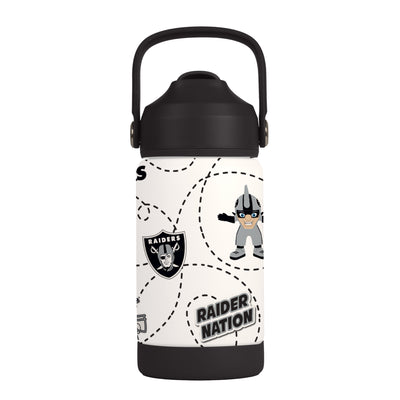 Las Vegas Raiders 12oz Mascot SS Kids Bottle