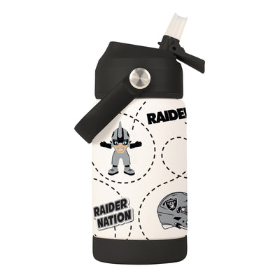 Las Vegas Raiders 12oz Mascot SS Kids Bottle