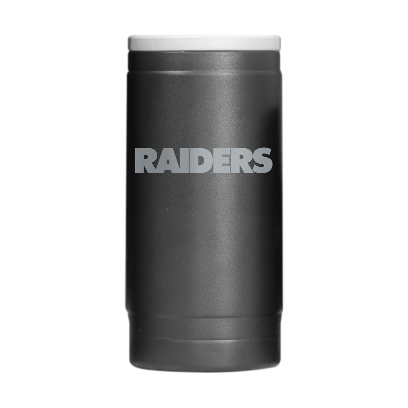 Las Vegas Raiders Flipside Powder Coat Slim Can Coolie - Logo Brands
