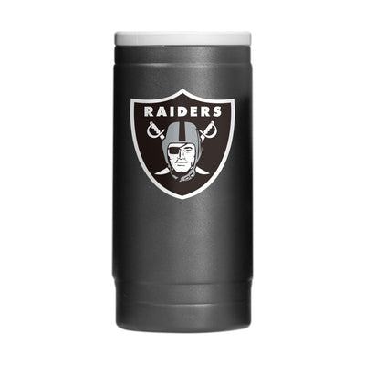 Las Vegas Raiders Flipside Powder Coat Slim Can Coolie - Logo Brands