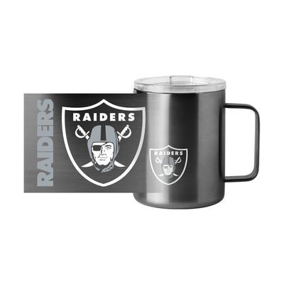 Las Vegas Raiders 15oz Hype Stainless Steel Mug