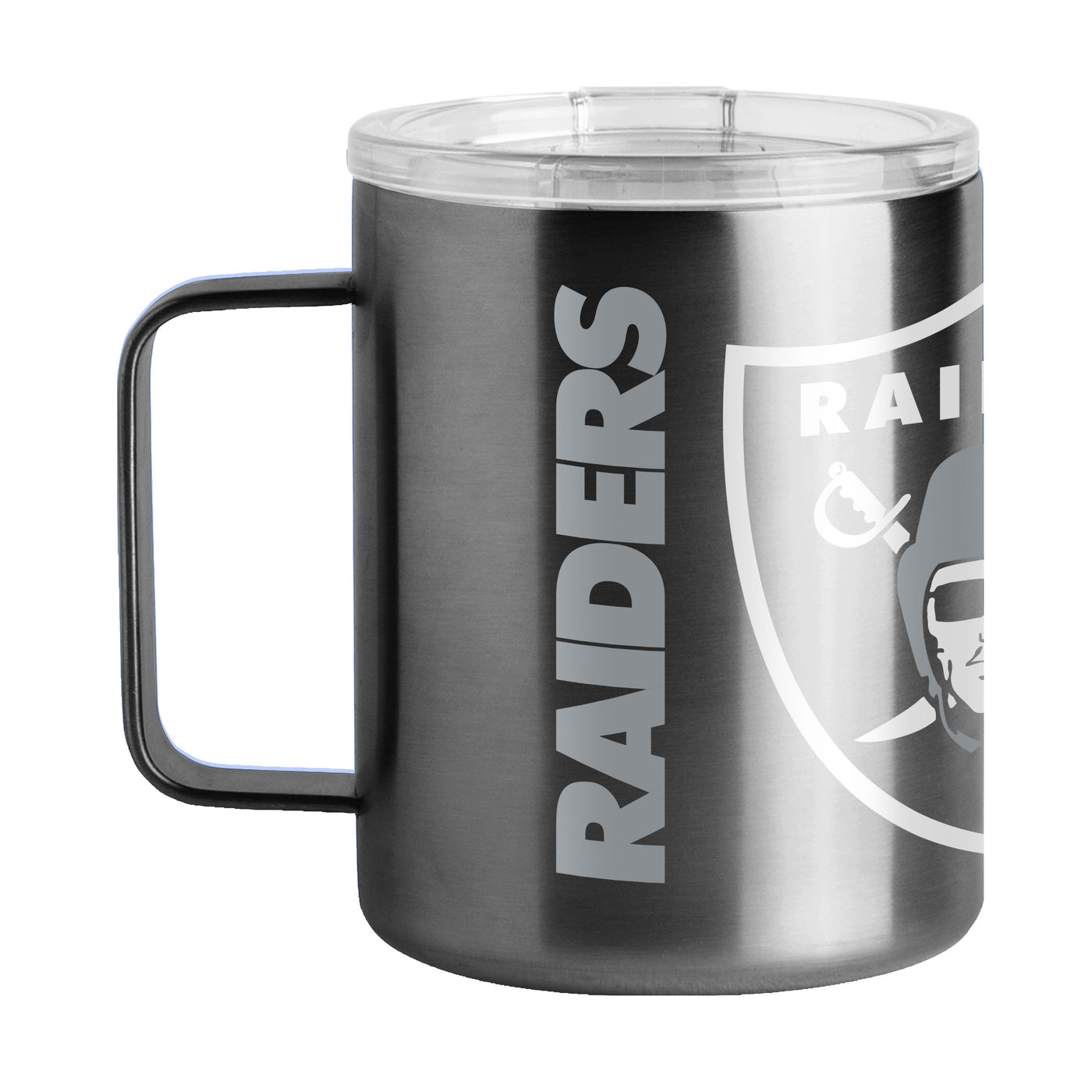 Las Vegas Raiders 15oz Hype Stainless Steel Mug