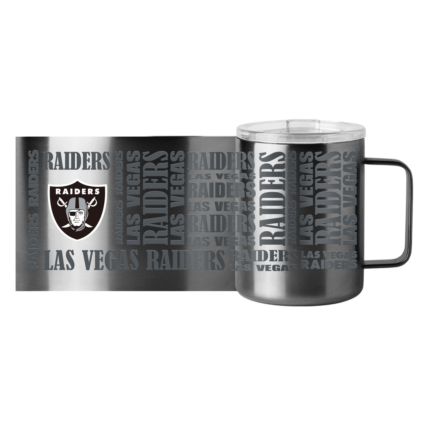 Las Vegas Raiders 15oz Replay Stainless Steel Mug