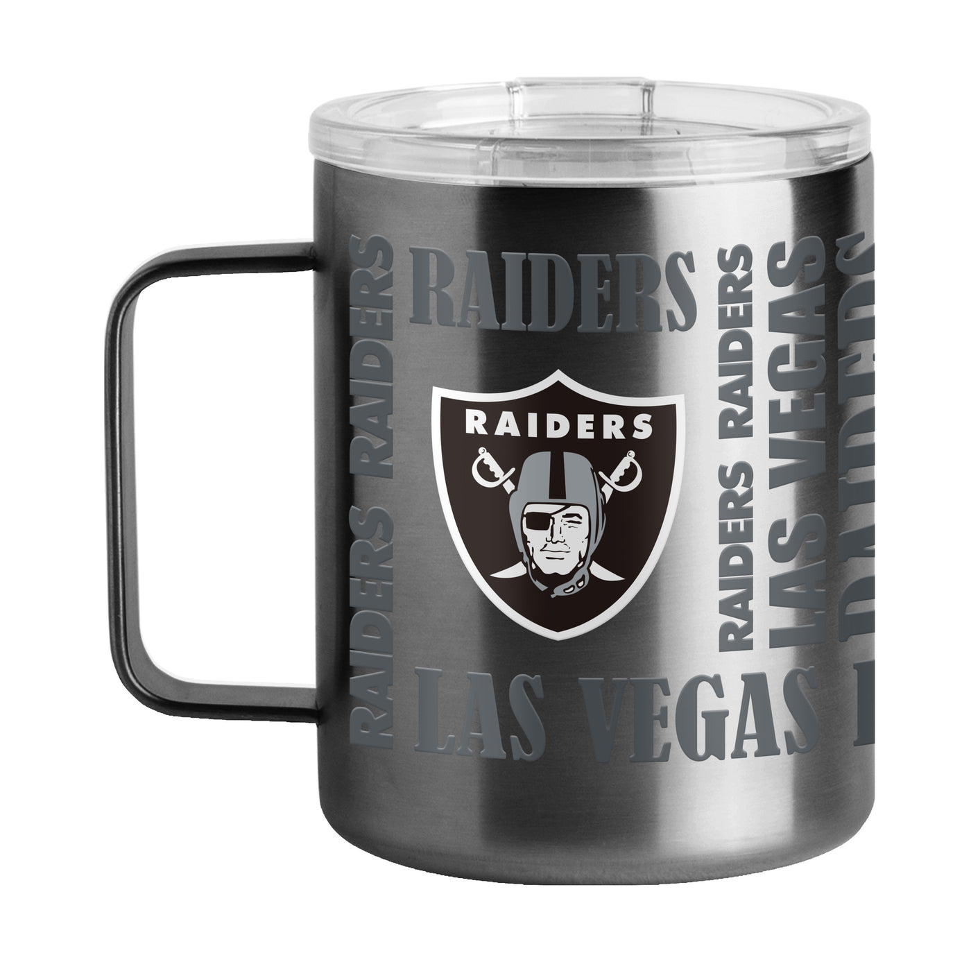 Las Vegas Raiders 15oz Replay Stainless Steel Mug