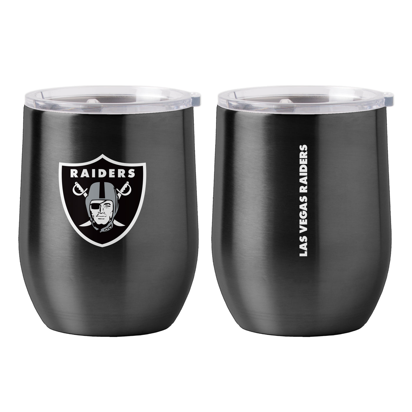 Las Vegas Raiders 16oz Gameday Stainless Curved Beverage - Logo Brands