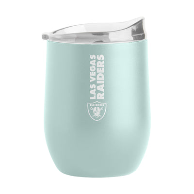 Las Vegas Raiders 16oz Vertical Powder Coat Curved Beverage