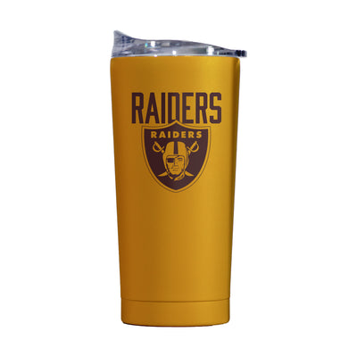 Las Vegas Raiders 20oz Huddle Powder Coat Tumbler - Logo Brands