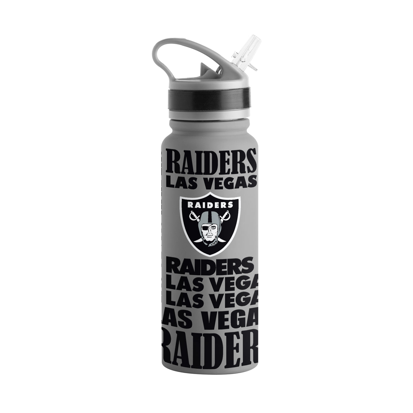 Las Vegas Raiders Gray 25oz Replay SingleWall FlipTop Bottle