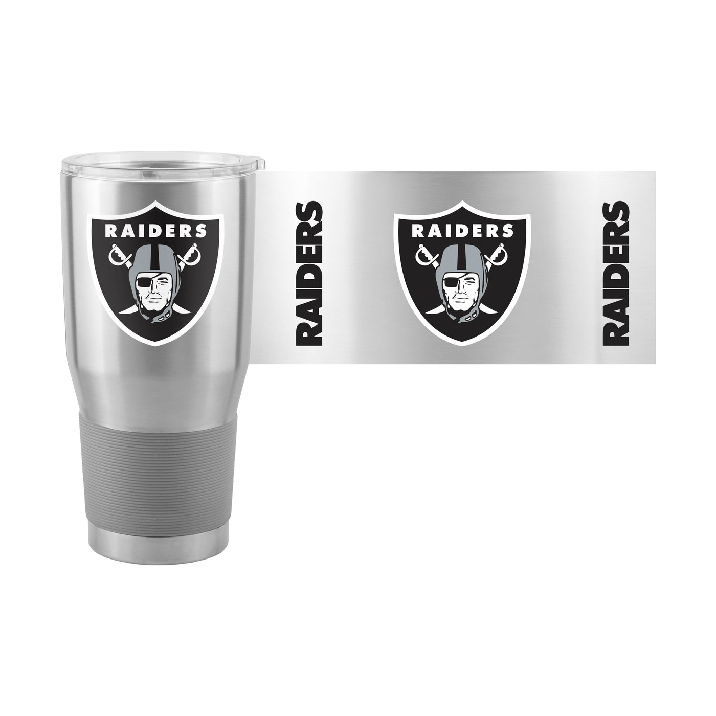 Las Vegas Raiders Silver 30oz Gameday Stainless Steel Tumbler