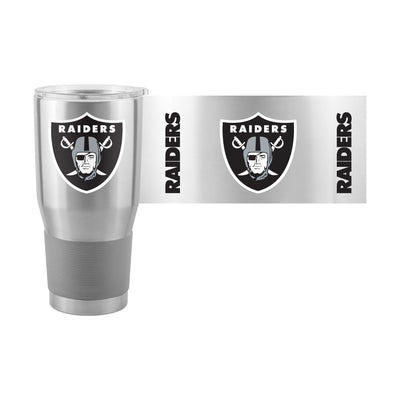 Las Vegas Raiders Silver 30oz Gameday Stainless Steel Tumbler