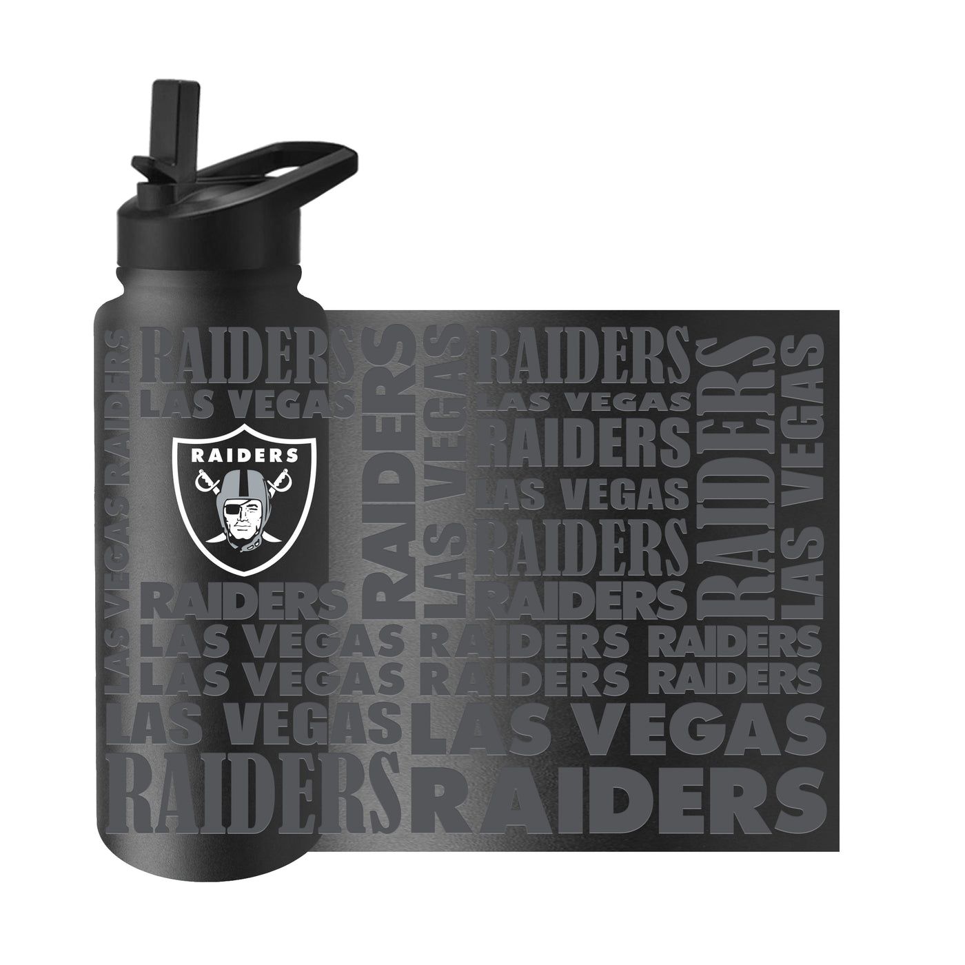 Las Vegas Raiders 34oz Replay Quencher Bottle