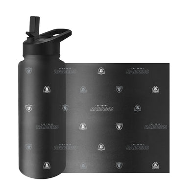 Las Vegas Raiders 34oz Step And Repeat Quencher Bottle