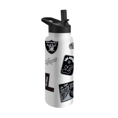 Las Vegas Raiders Dreamweave 34oz Quencher Bottle