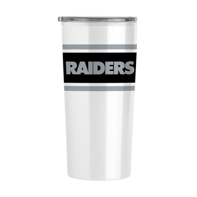 Las Vegas Raiders 20oz Stripe Fusion Tumbler