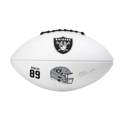 Las Vegas Raiders Brock Bowers Players Full Size Autograph Football
