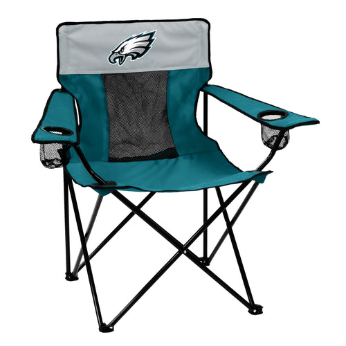 Philadelphia Eagles Elite chair featuring team logo and durable fabric, perfect for sports fans and game day seating.