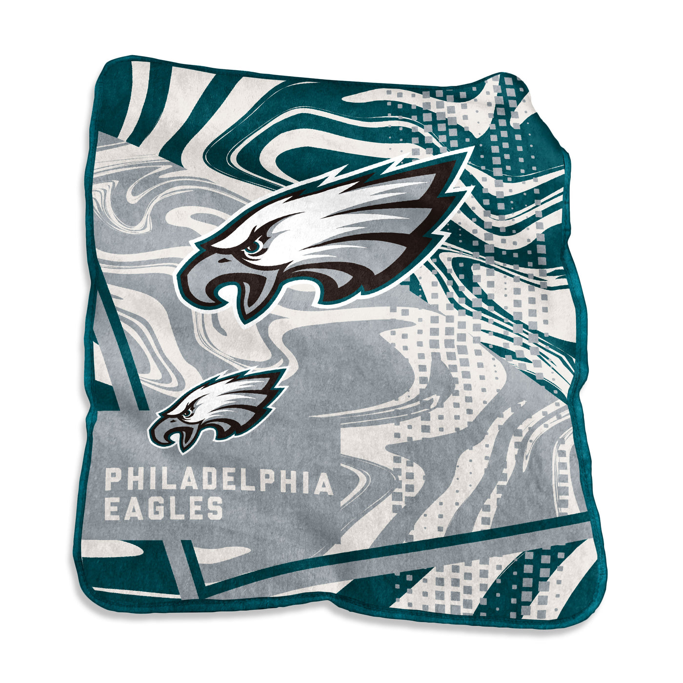 Philadelphia Eagles Swirl Raschel Throw