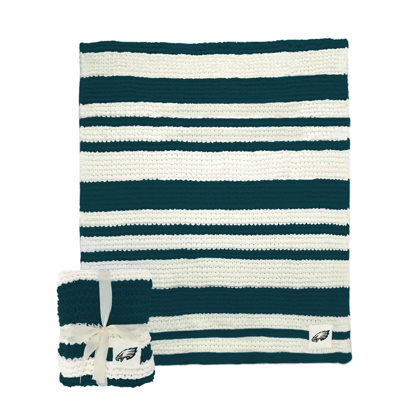 Philadelphia Eagles Cable Knit Throw 50x60