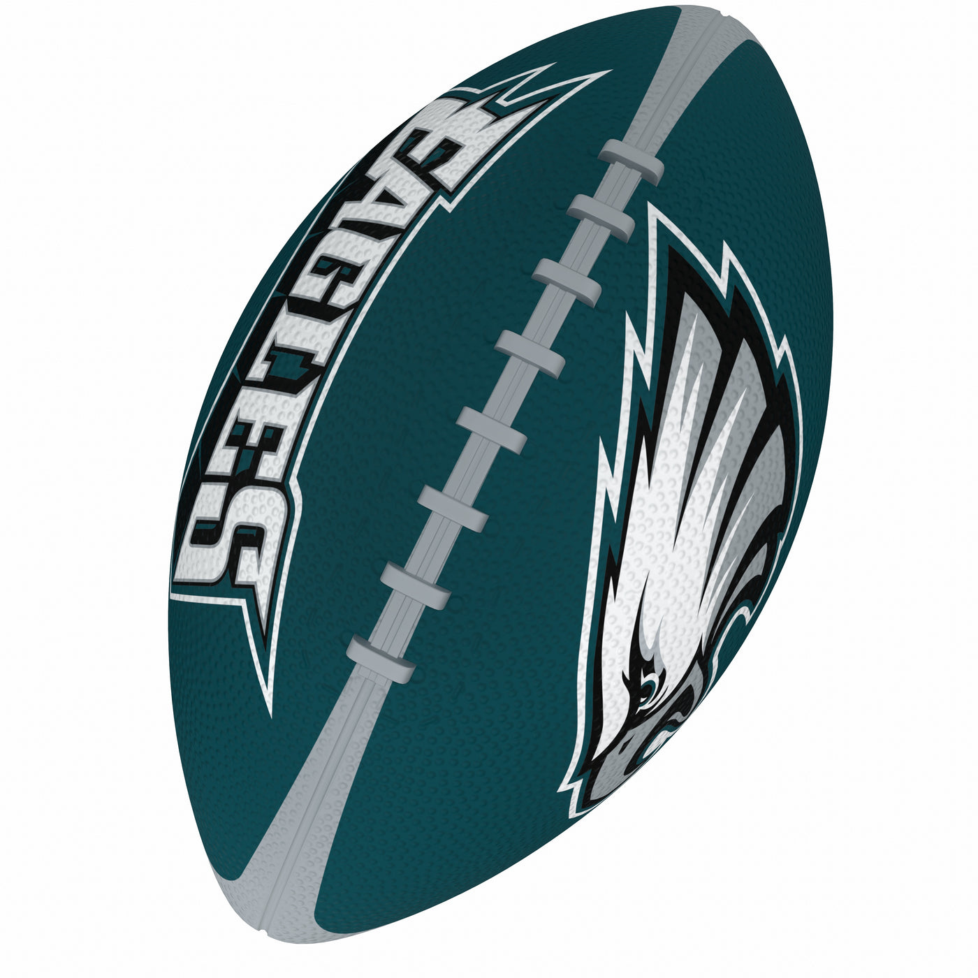 Philadelphia Eagles Pinwheel Logo Junior-Size Rubber Football