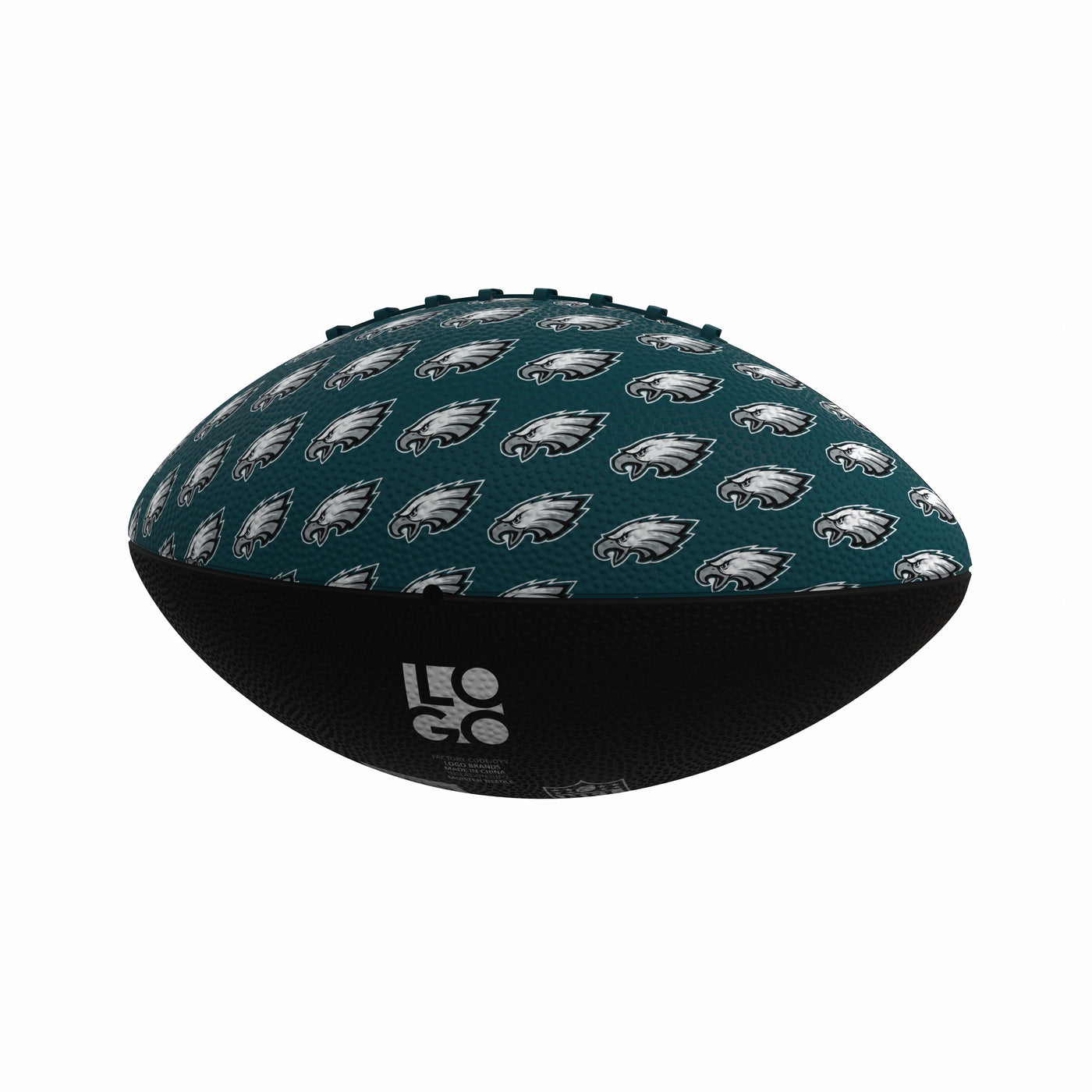 Philadelphia Eagles Repeating Mini-Size Rubber Football