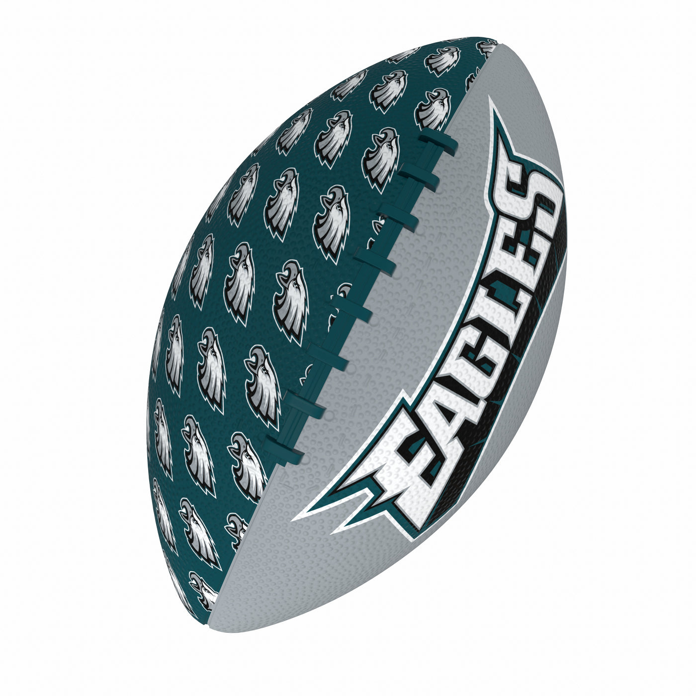 Philadelphia Eagles Repeating Mini-Size Rubber Football