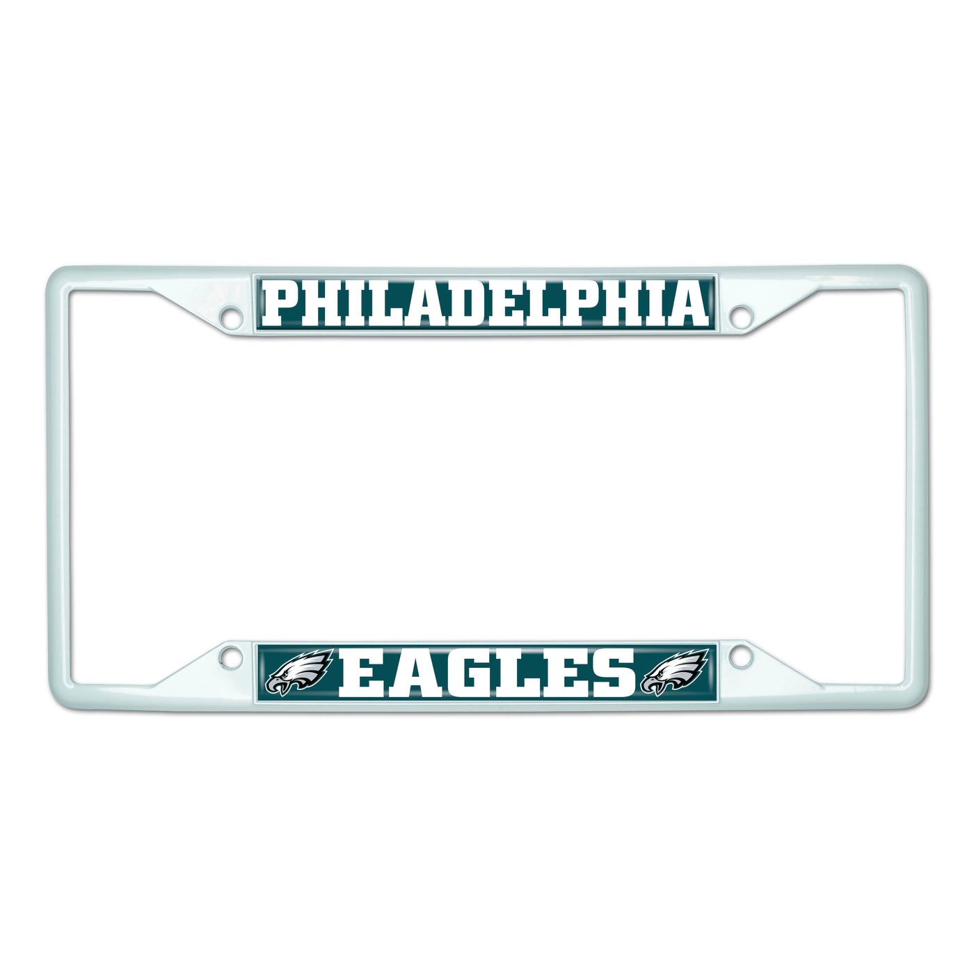 NFL - Philadelphia Eagles-White License Plate Frame