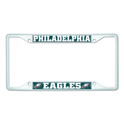 NFL - Philadelphia Eagles-White License Plate Frame