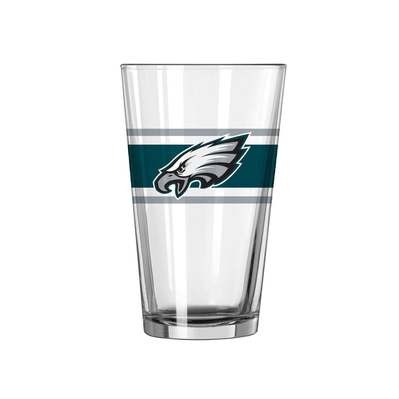 Philadelphia Eagles 16oz Stripe Pint Glass