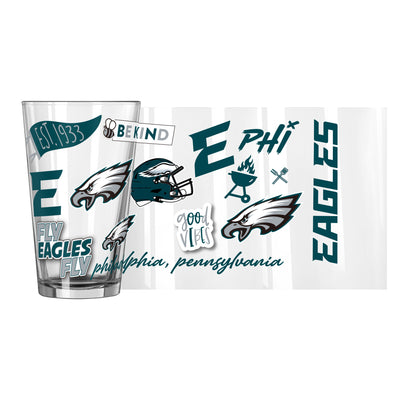 Philadelphia Eagles 16oz Native Pint Glass