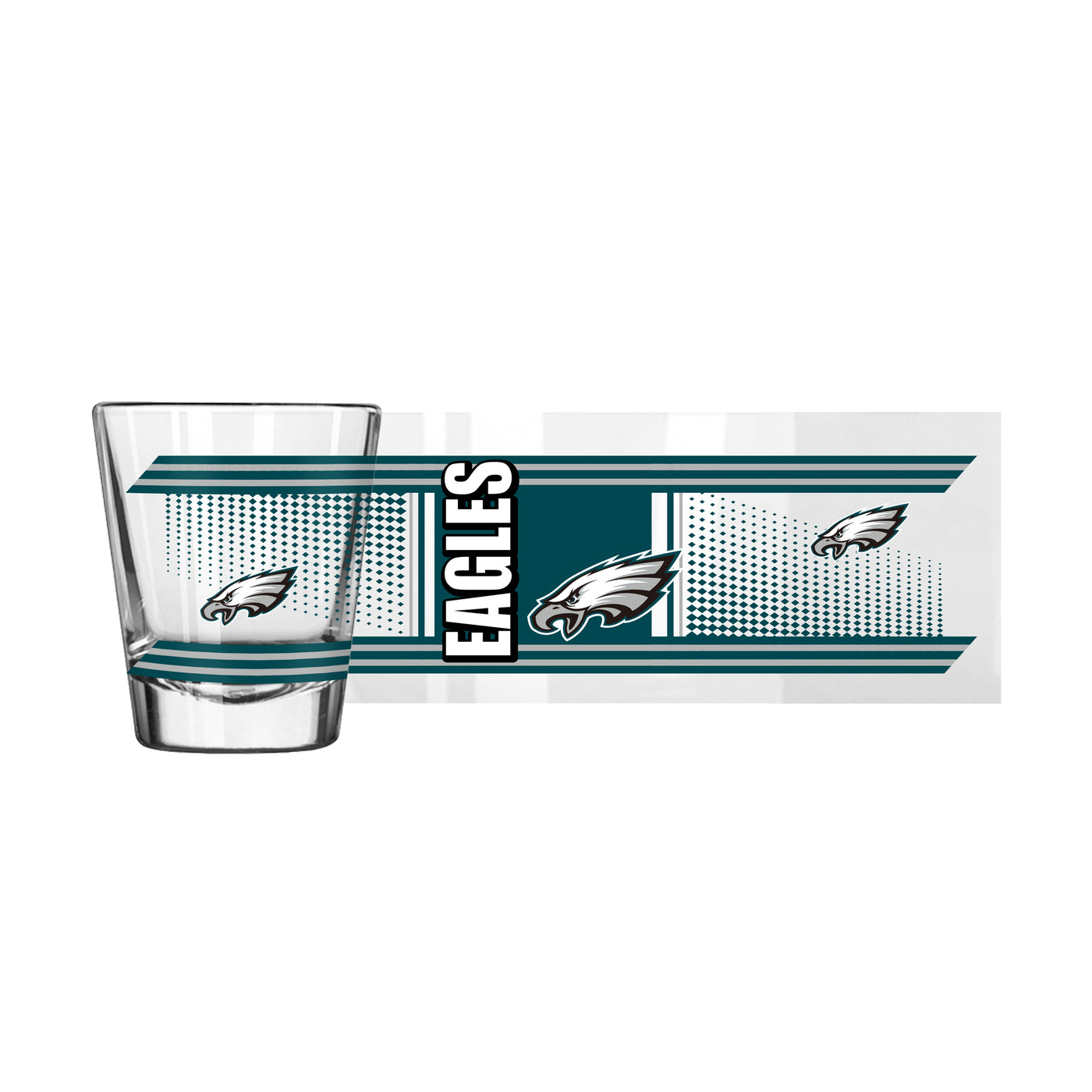 Philadelphia Eagles 2oz Hero Shot Glass