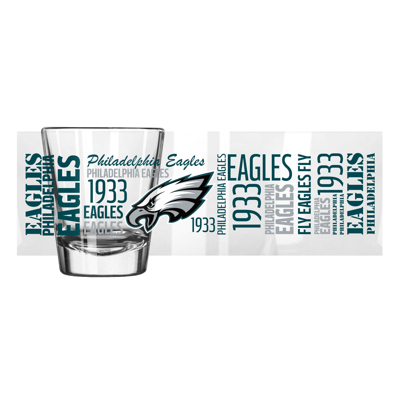 Philadelphia Eagles 2oz Spirit Shot Glass