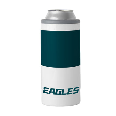 Philadelphia Eagles Colorblock 12oz Slim Can Coolie
