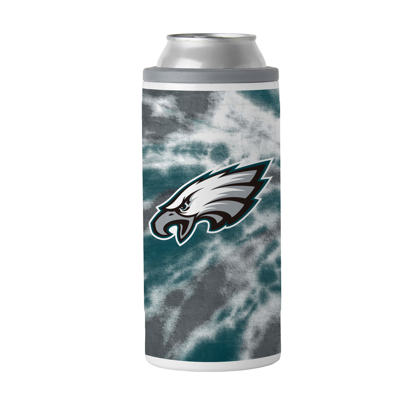 Philadelphia Eagles 12oz Tie Dye Slim Can Coolie