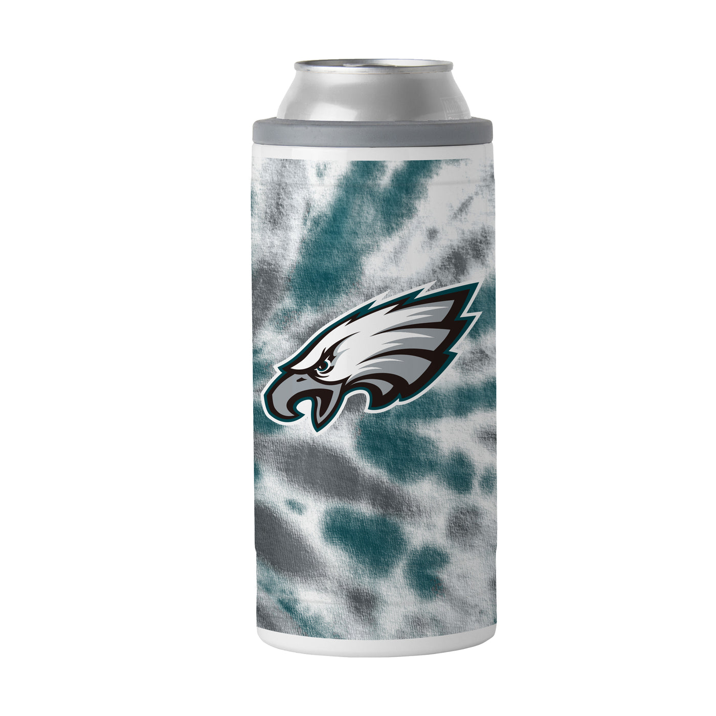 Philadelphia Eagles 12oz Tie Dye Slim Can Coolie