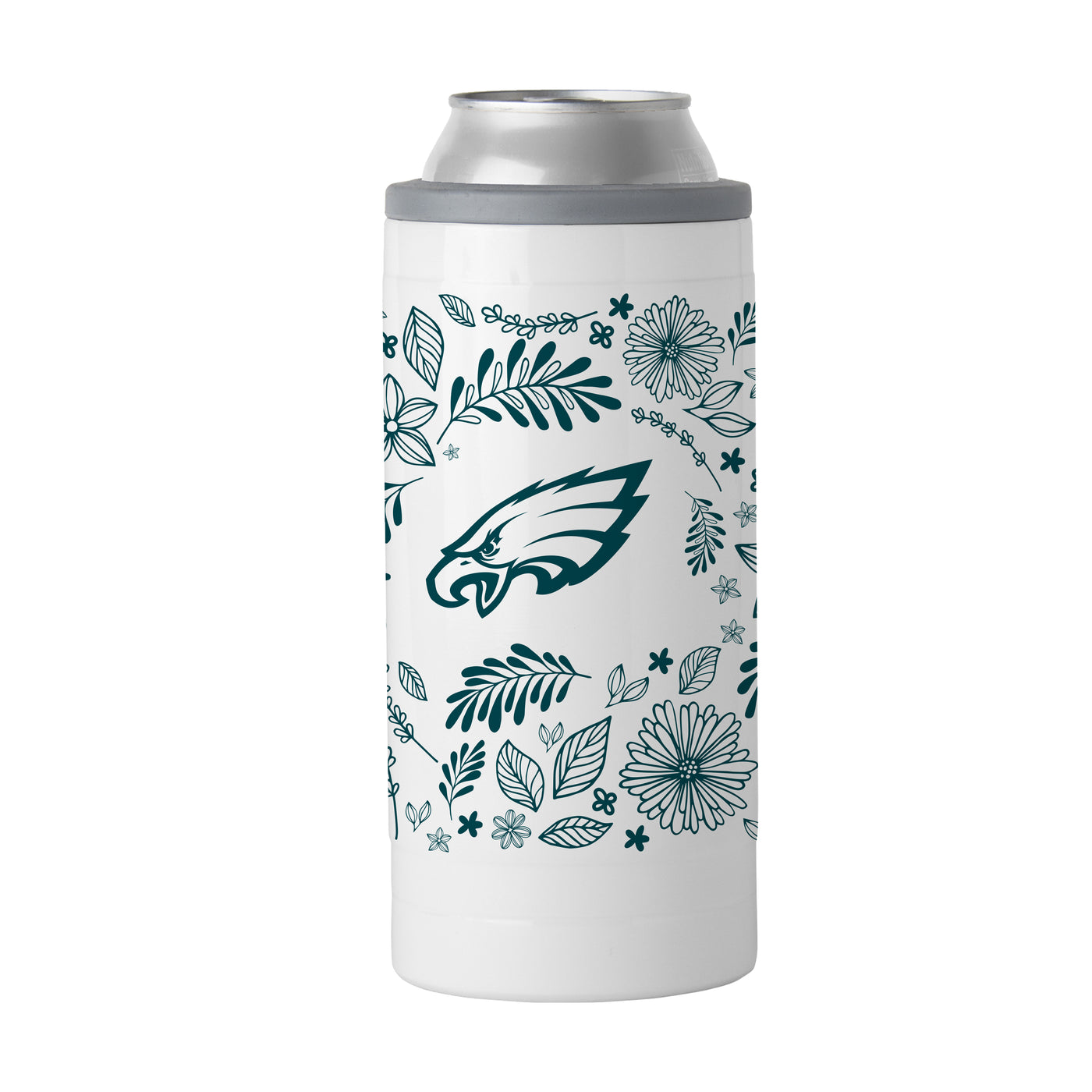 Philadelphia Eagles 12oz Botanical Slim Can Coolie