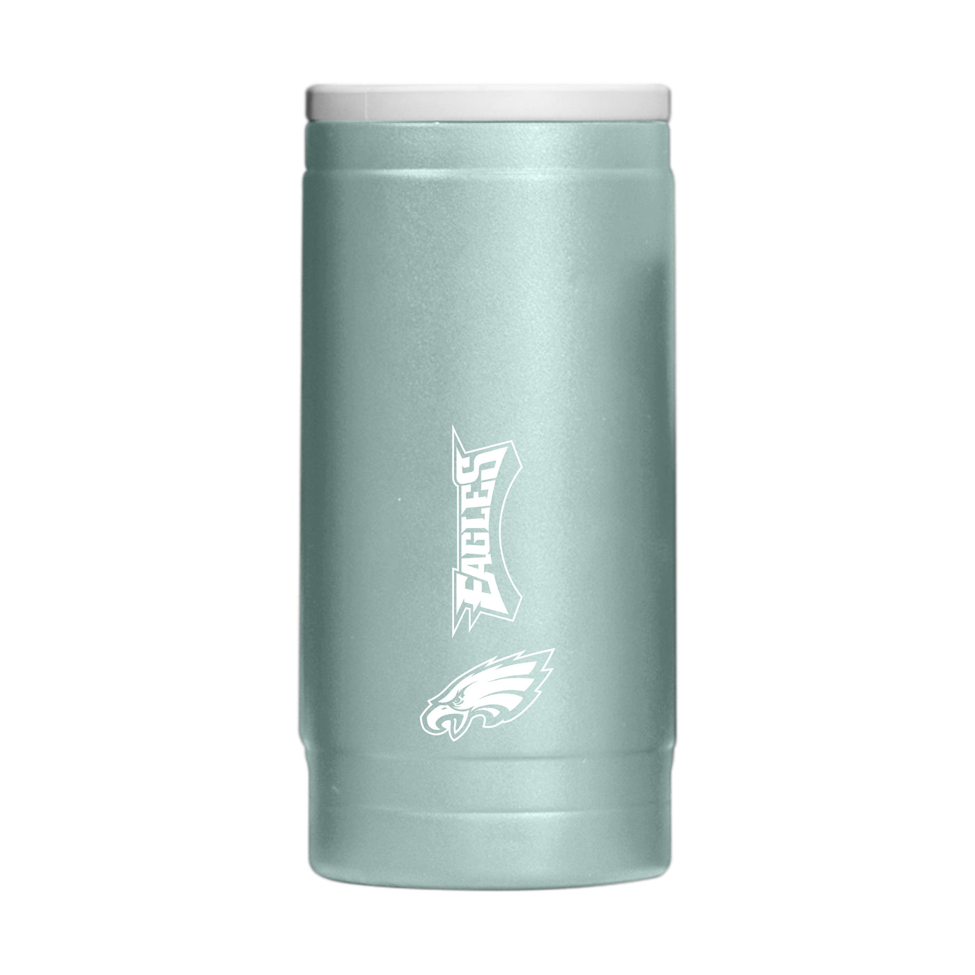 Philadelphia Eagles  Vertical Powder Coat Slim Can Coolie