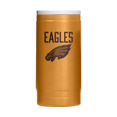 Philadelphia Eagles  Huddle Powder Coat Slim Can Coolie