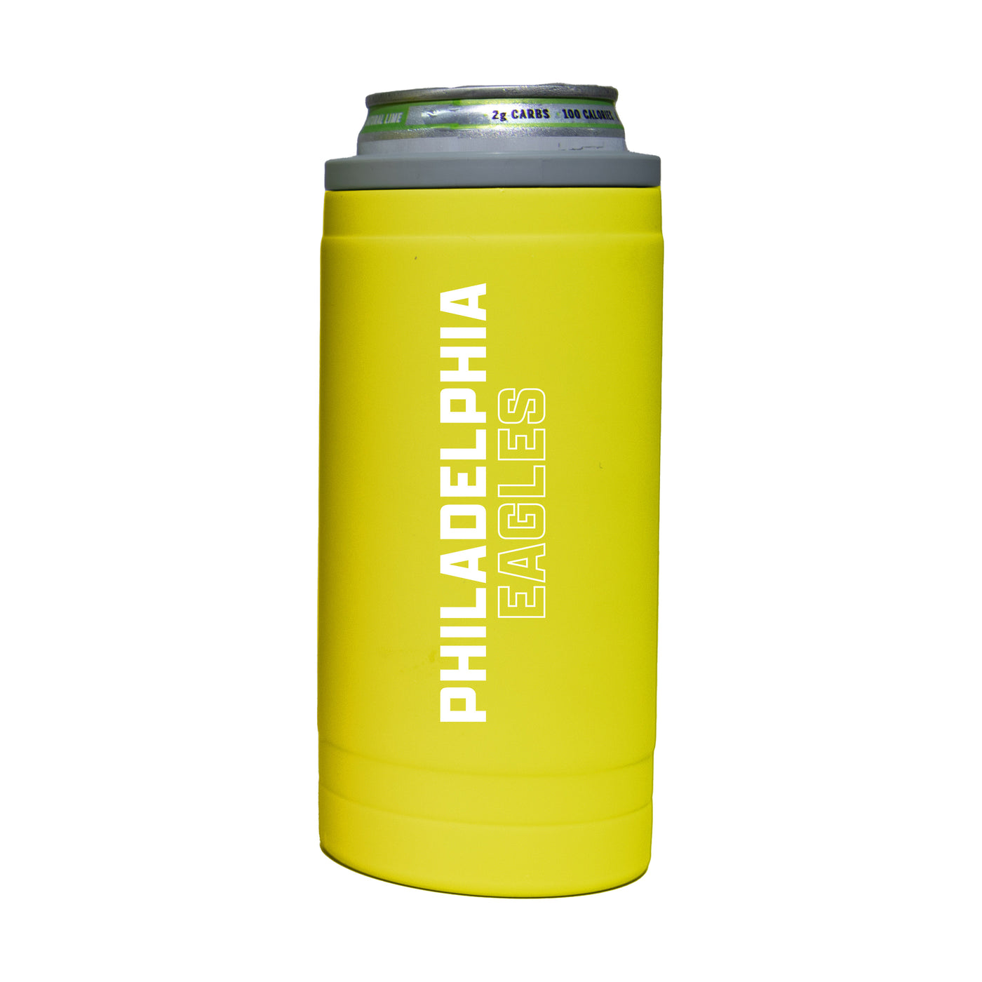 Philadelphia Eagles 12oz Cru Stacked Soft Touch Slim Coolie