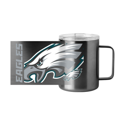 Philadelphia Eagles Black 15oz Hype Stainless Steel Mug