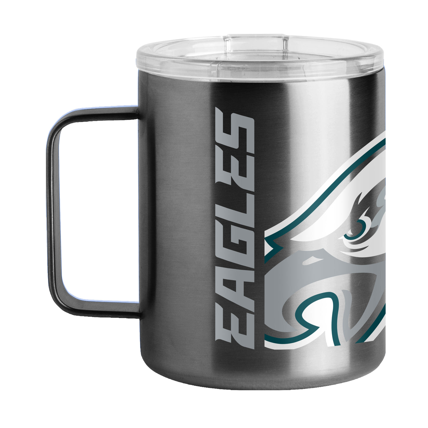 Philadelphia Eagles Black 15oz Hype Stainless Steel Mug