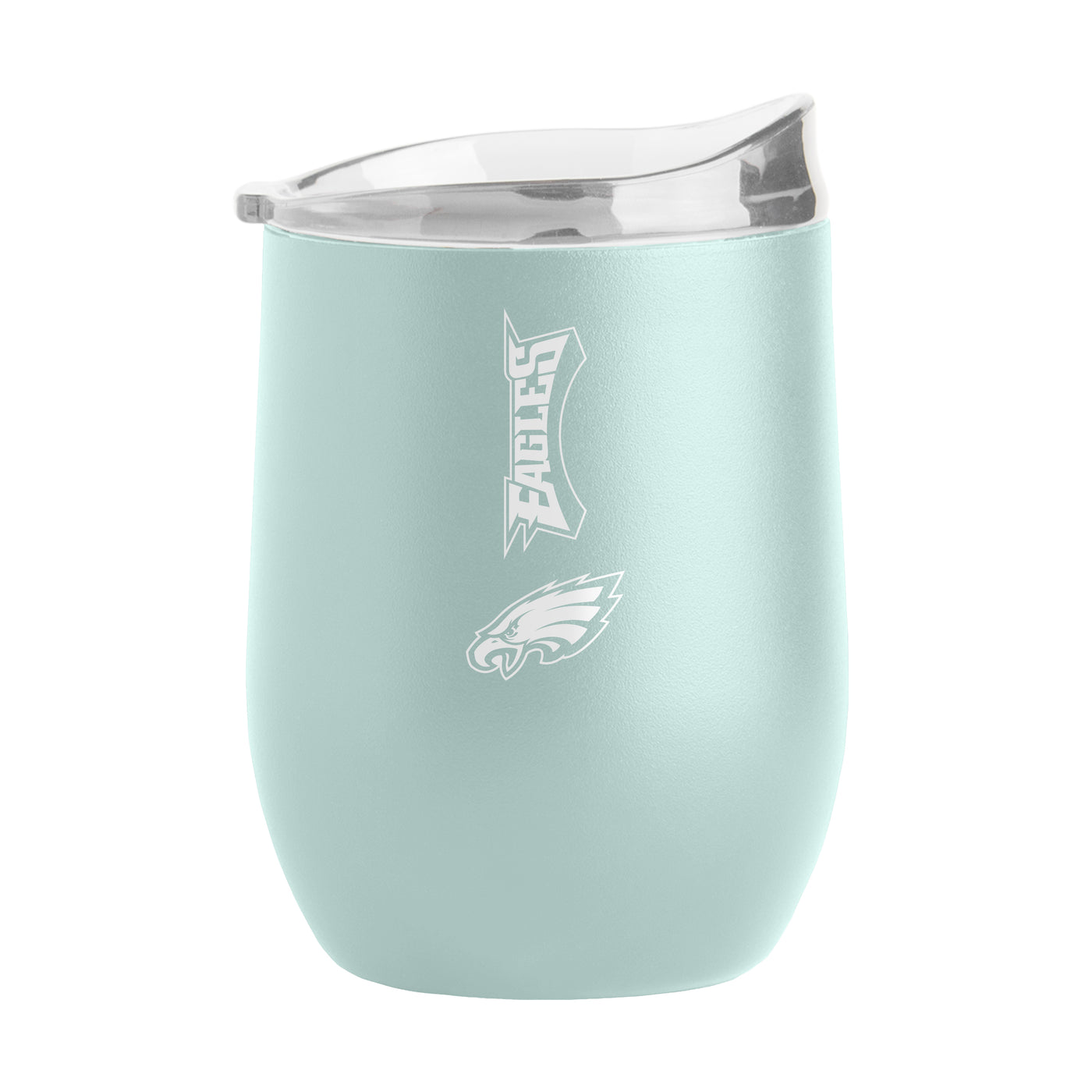 Philadelphia Eagles 16oz Vertical Powder Coat Curved Beverage