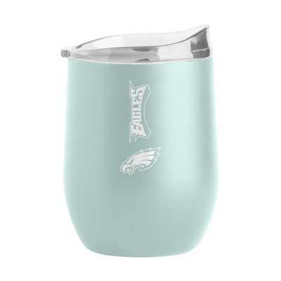 Philadelphia Eagles 16oz Vertical Powder Coat Curved Beverage
