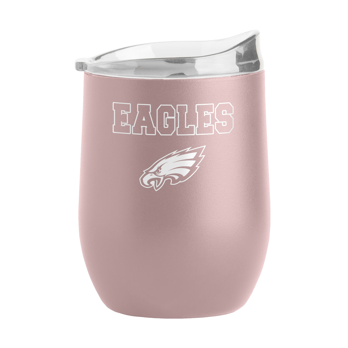 Philadelphia Eagles 16oz Stencil Powder Coat Curved Beverage