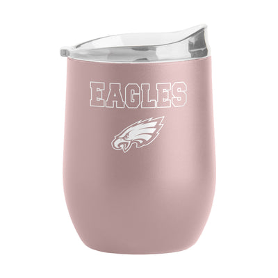 Philadelphia Eagles 16oz Stencil Powder Coat Curved Beverage