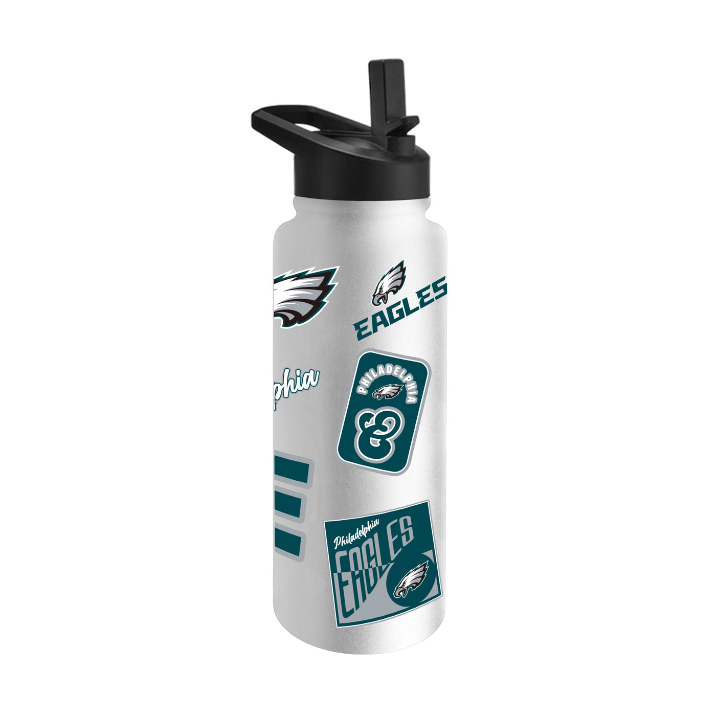 Philadelphia Eagles White 34oz Dream Weave Quencher Bottle